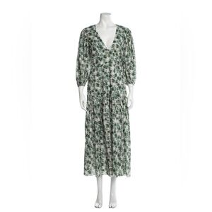 Marysia Floral Green Dress